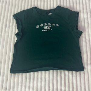 H&M, medium, green, crop top